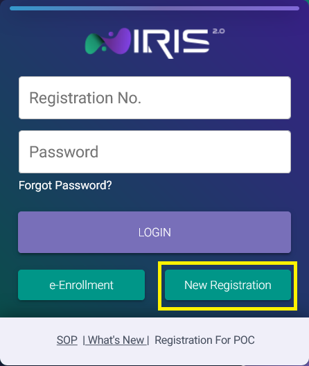 IRIS New Registration E filing Tax Filing Return Filing