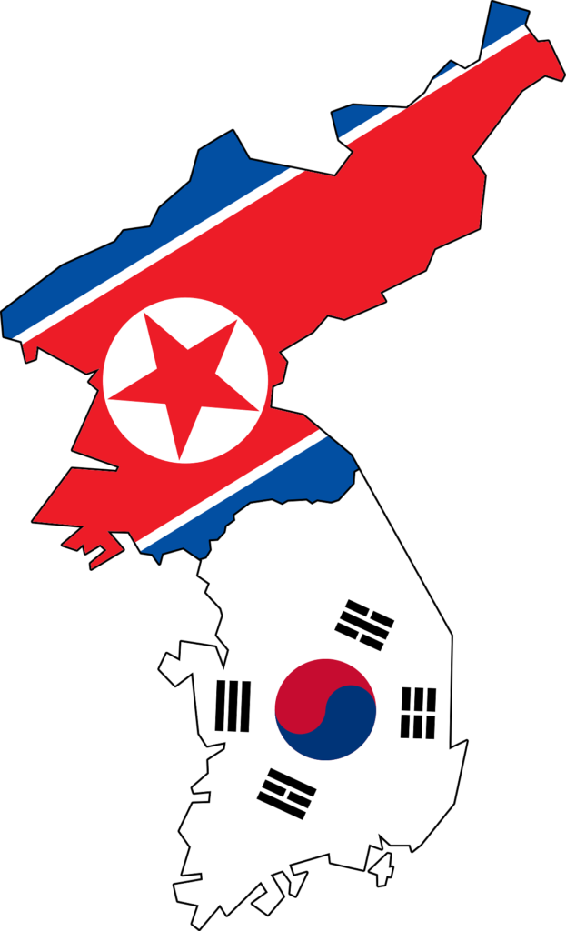 North Korea and South Korea